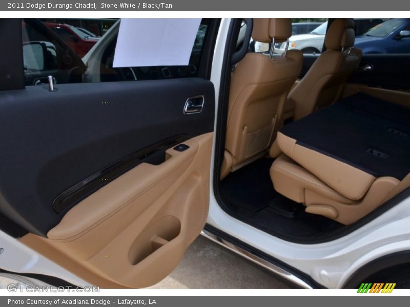 Stone White / Black/Tan 2011 Dodge Durango Citadel