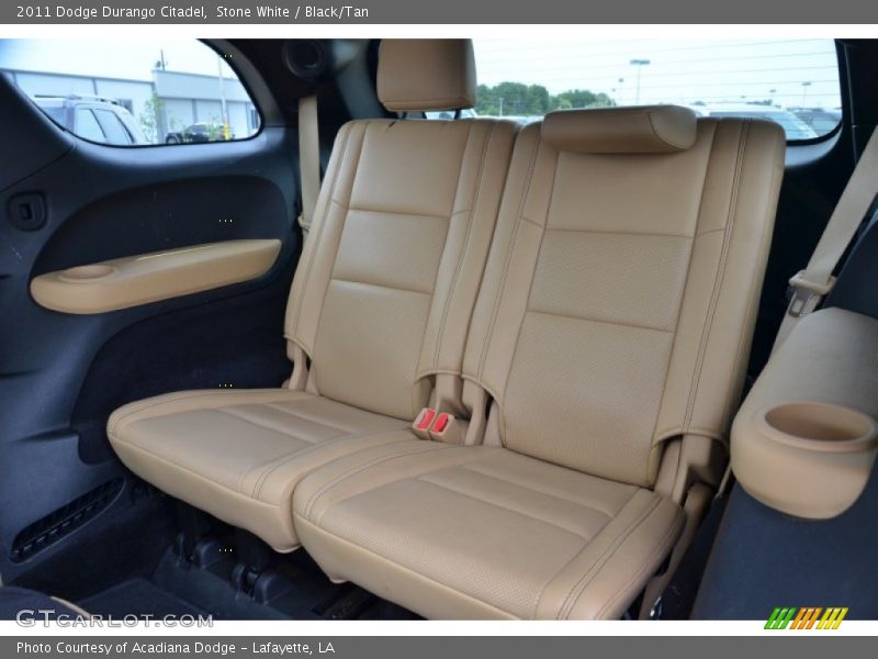 Stone White / Black/Tan 2011 Dodge Durango Citadel