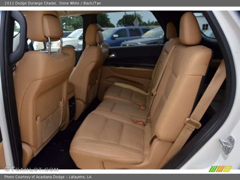 Stone White / Black/Tan 2011 Dodge Durango Citadel