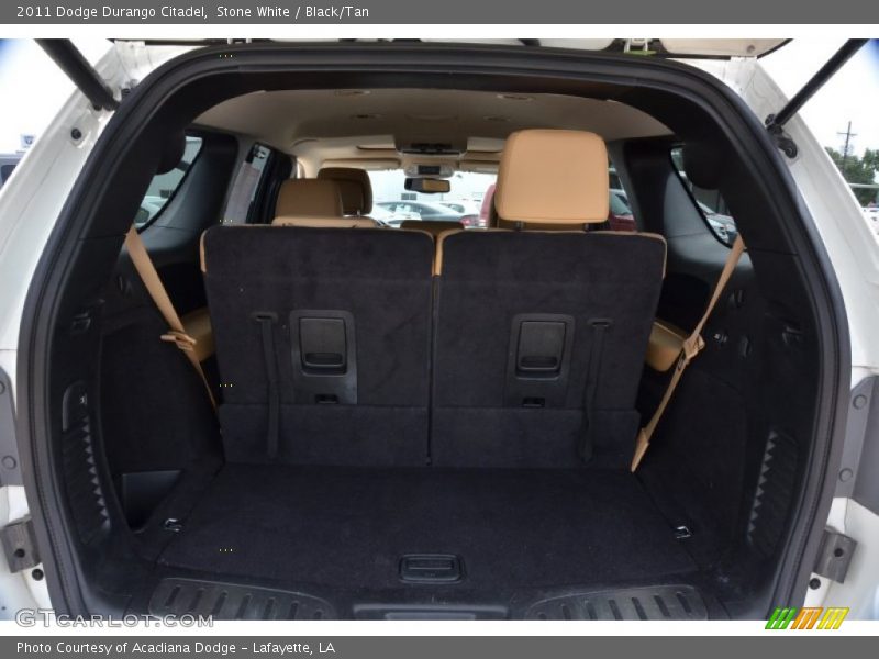 Stone White / Black/Tan 2011 Dodge Durango Citadel