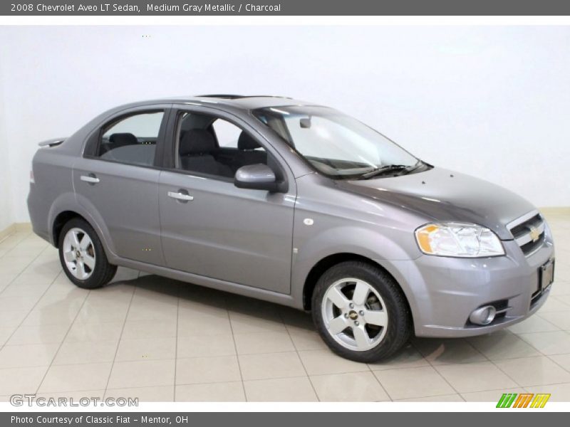 Medium Gray Metallic / Charcoal 2008 Chevrolet Aveo LT Sedan