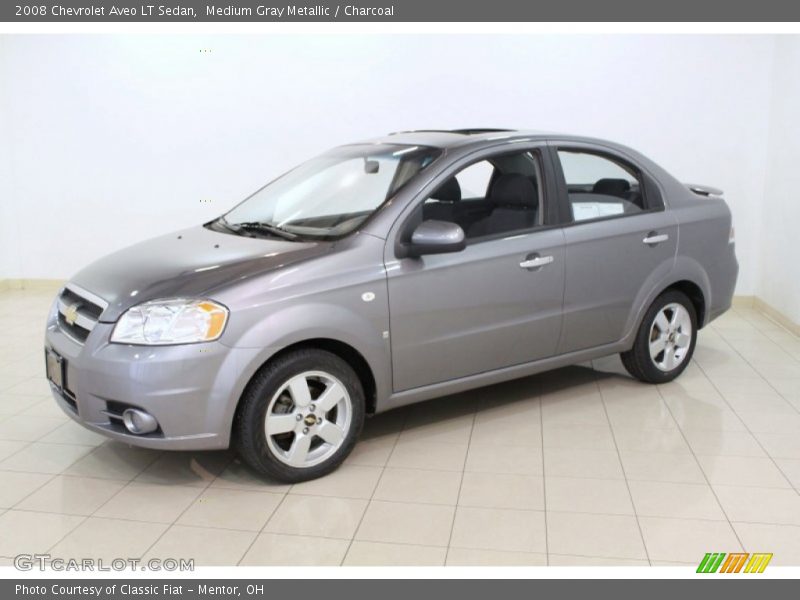 Medium Gray Metallic / Charcoal 2008 Chevrolet Aveo LT Sedan