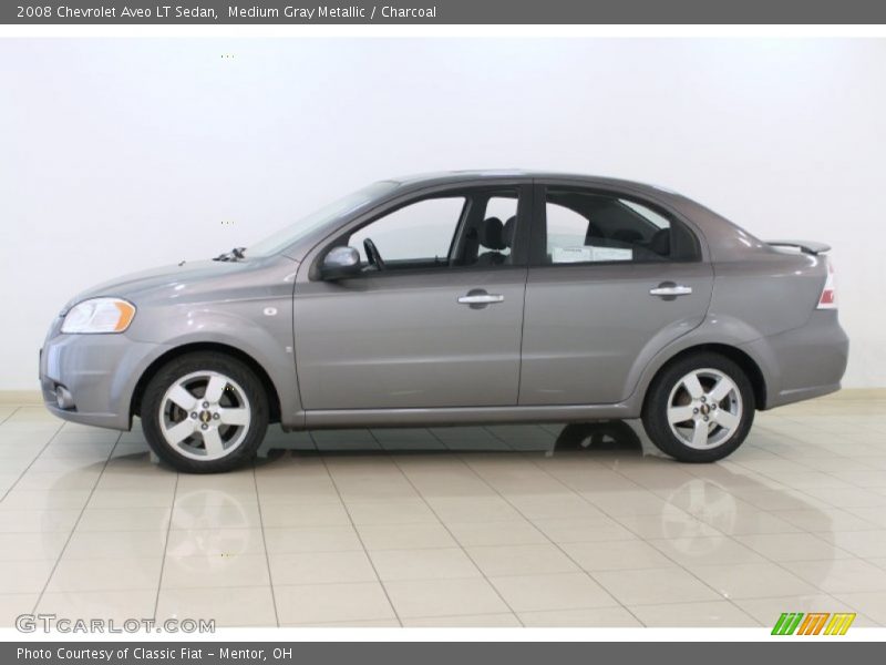 Medium Gray Metallic / Charcoal 2008 Chevrolet Aveo LT Sedan
