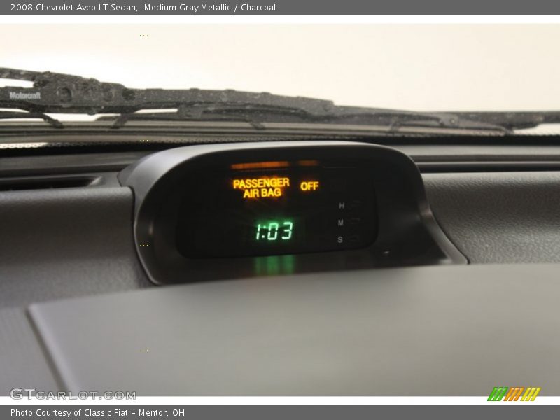 Medium Gray Metallic / Charcoal 2008 Chevrolet Aveo LT Sedan