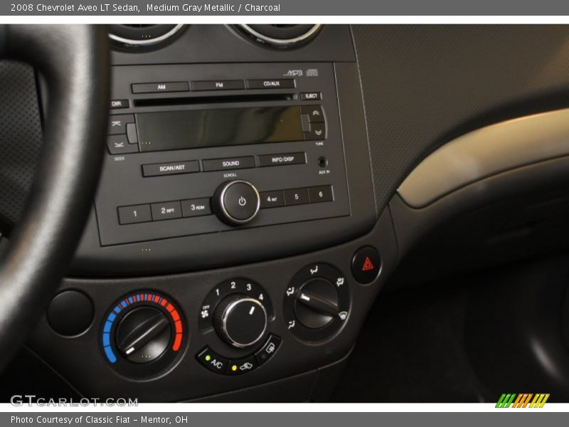 Medium Gray Metallic / Charcoal 2008 Chevrolet Aveo LT Sedan