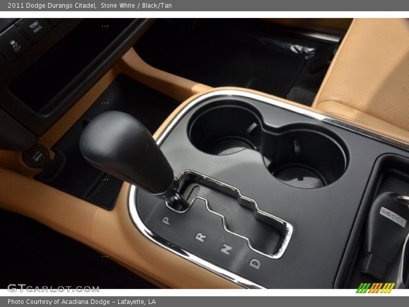 Stone White / Black/Tan 2011 Dodge Durango Citadel