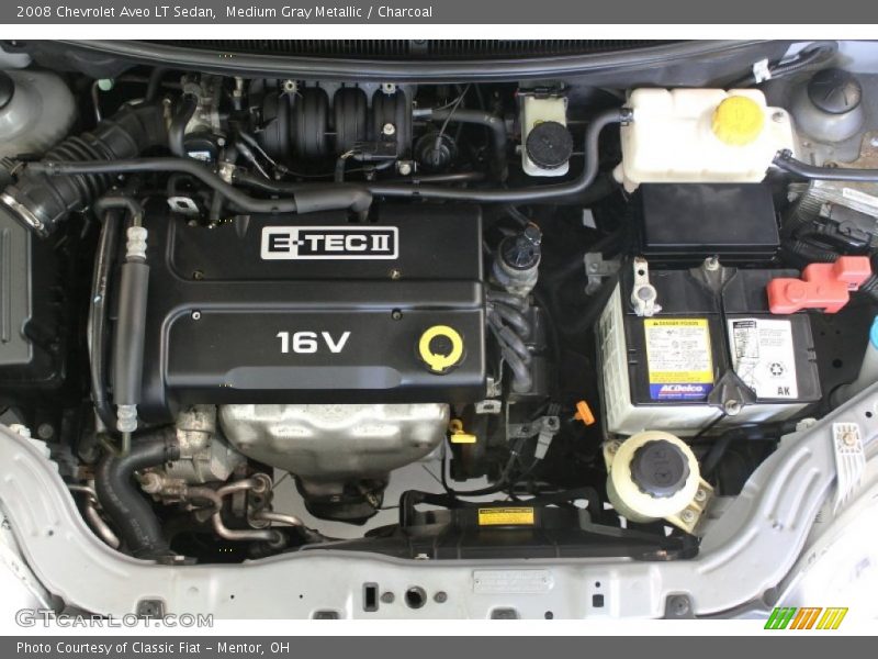 Medium Gray Metallic / Charcoal 2008 Chevrolet Aveo LT Sedan