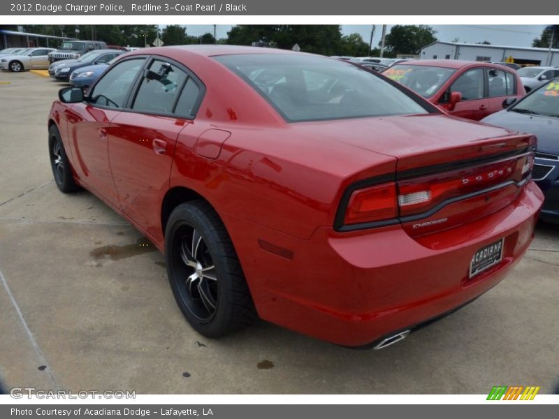 Redline 3-Coat Pearl / Black 2012 Dodge Charger Police