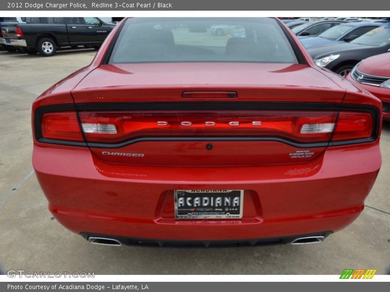 Redline 3-Coat Pearl / Black 2012 Dodge Charger Police