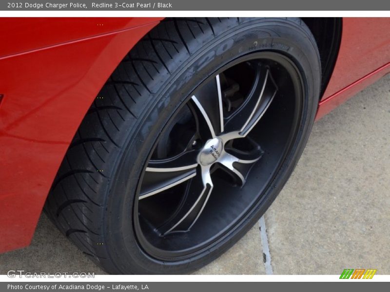 Custom Wheels of 2012 Charger Police