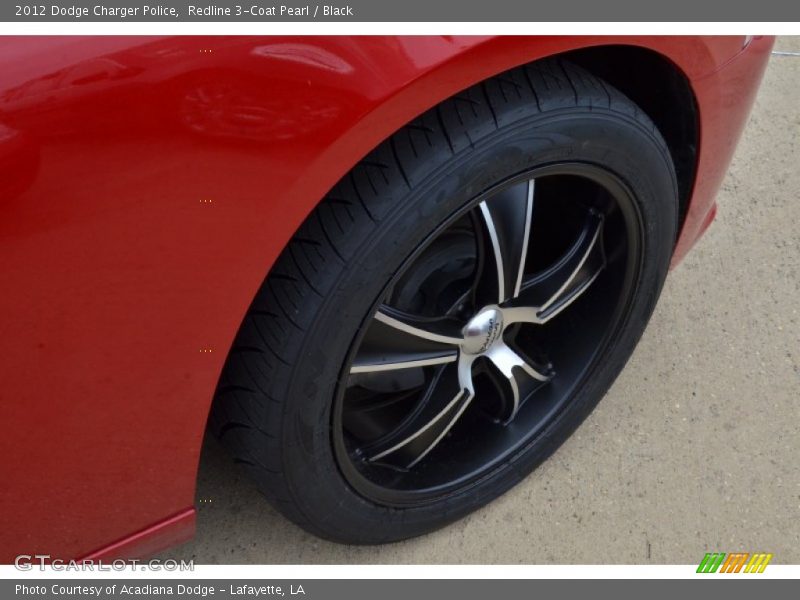 Custom Wheels of 2012 Charger Police