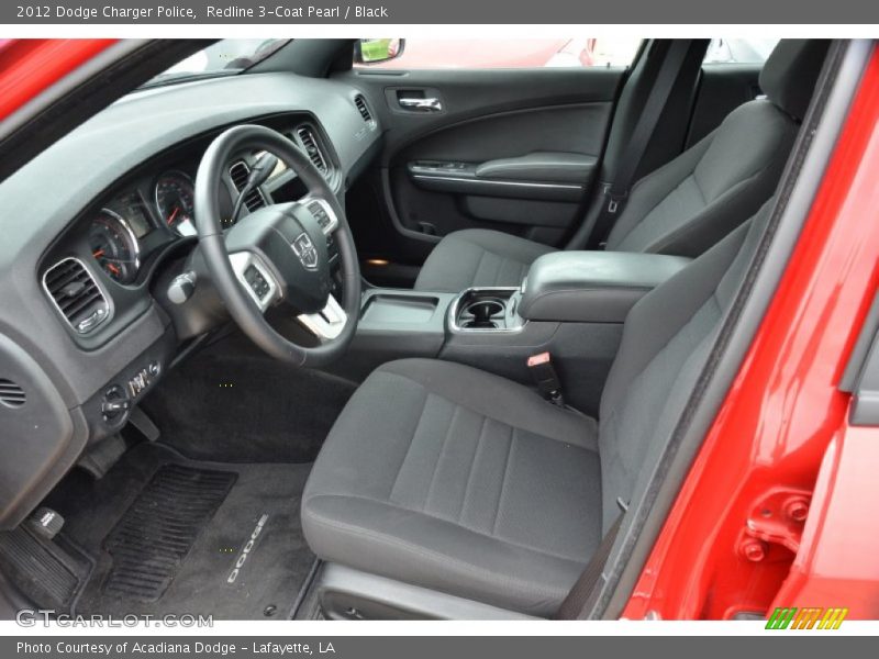 Black Interior - 2012 Charger Police 
