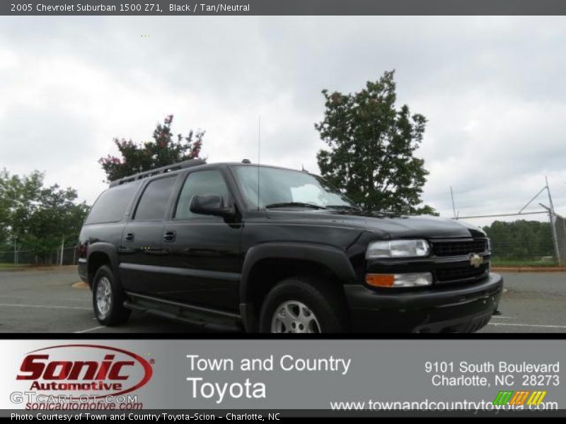Black / Tan/Neutral 2005 Chevrolet Suburban 1500 Z71