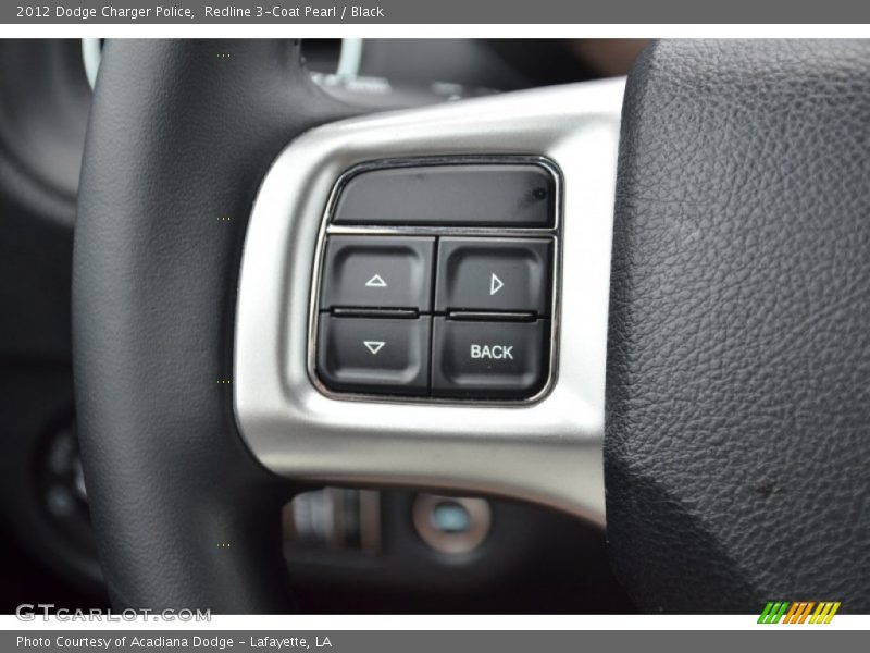 Controls of 2012 Charger Police