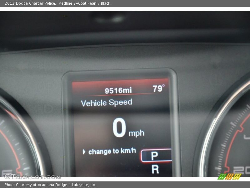 Redline 3-Coat Pearl / Black 2012 Dodge Charger Police