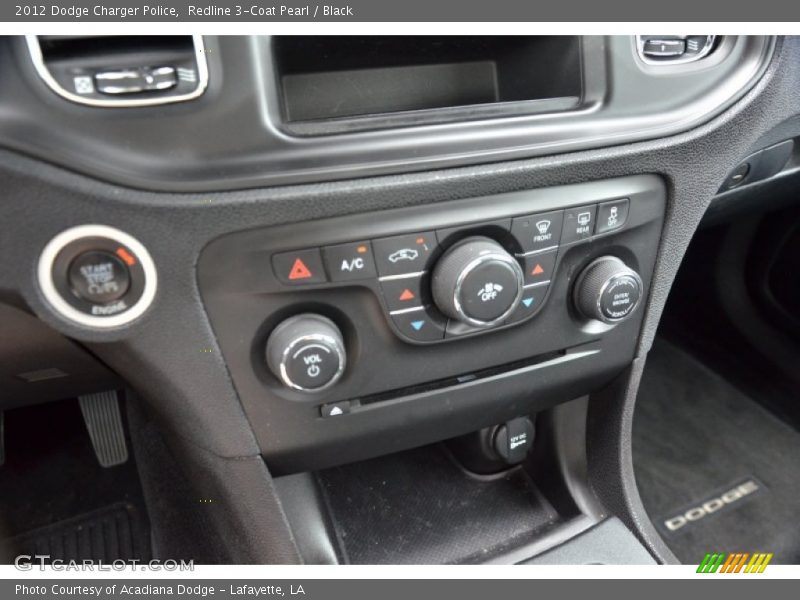 Controls of 2012 Charger Police