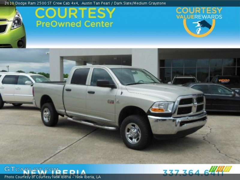 Austin Tan Pearl / Dark Slate/Medium Graystone 2010 Dodge Ram 2500 ST Crew Cab 4x4