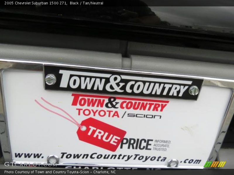 Black / Tan/Neutral 2005 Chevrolet Suburban 1500 Z71