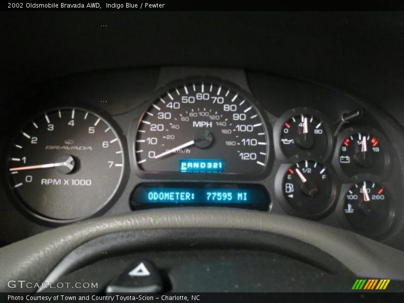 Indigo Blue / Pewter 2002 Oldsmobile Bravada AWD