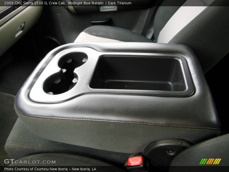 Midnight Blue Metallic / Dark Titanium 2009 GMC Sierra 1500 SL Crew Cab