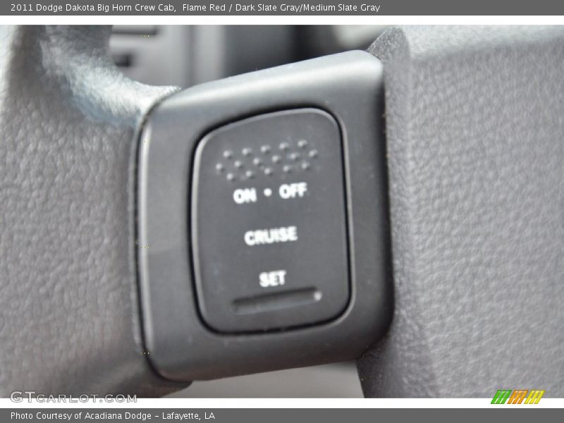 Flame Red / Dark Slate Gray/Medium Slate Gray 2011 Dodge Dakota Big Horn Crew Cab