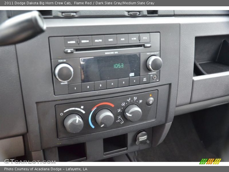 Flame Red / Dark Slate Gray/Medium Slate Gray 2011 Dodge Dakota Big Horn Crew Cab