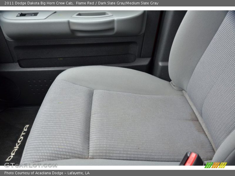 Flame Red / Dark Slate Gray/Medium Slate Gray 2011 Dodge Dakota Big Horn Crew Cab