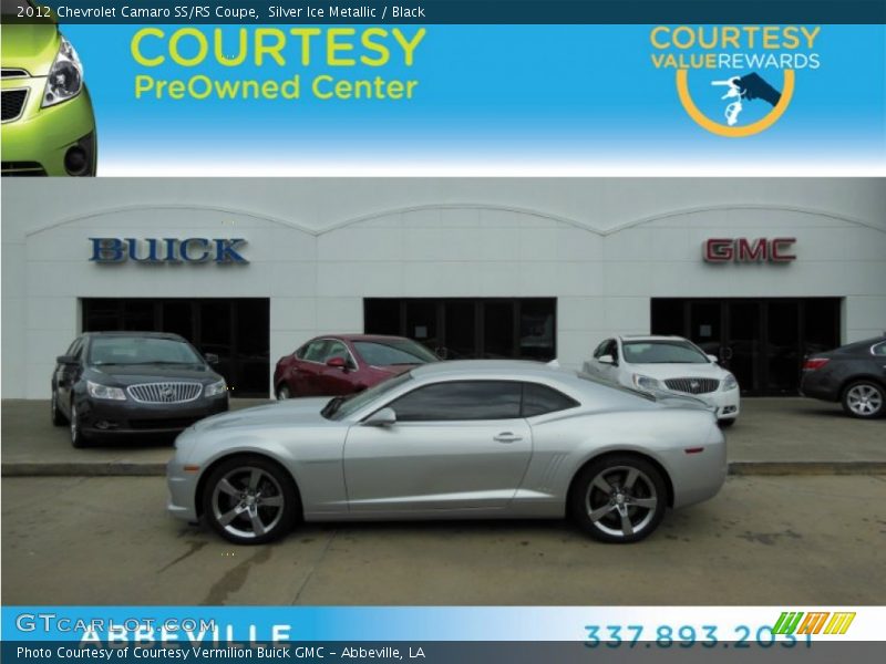 Silver Ice Metallic / Black 2012 Chevrolet Camaro SS/RS Coupe