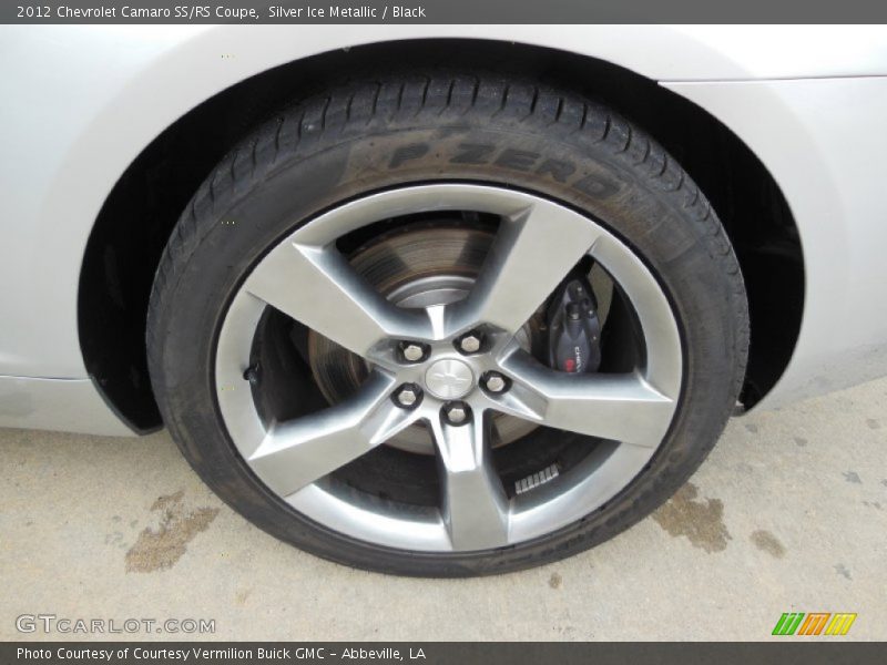 Silver Ice Metallic / Black 2012 Chevrolet Camaro SS/RS Coupe