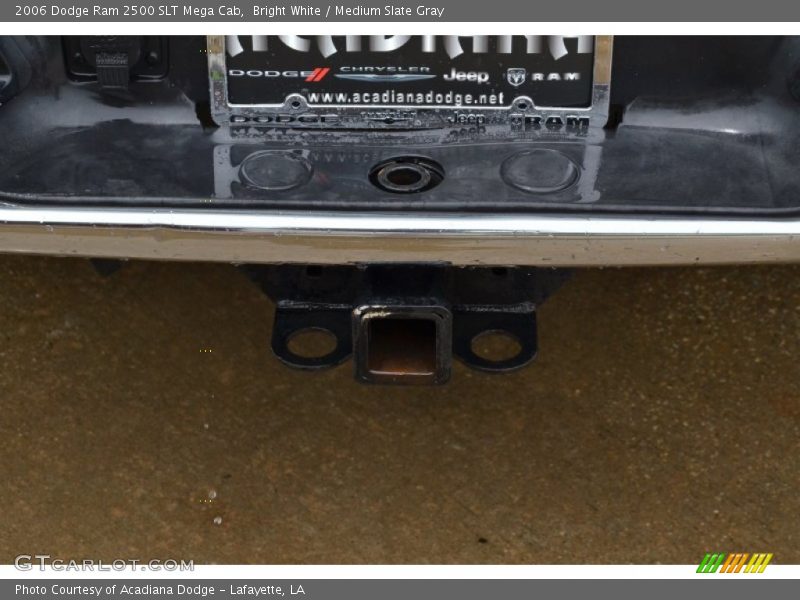 Bright White / Medium Slate Gray 2006 Dodge Ram 2500 SLT Mega Cab