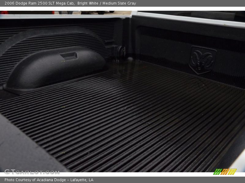Bright White / Medium Slate Gray 2006 Dodge Ram 2500 SLT Mega Cab