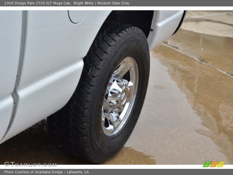 Bright White / Medium Slate Gray 2006 Dodge Ram 2500 SLT Mega Cab