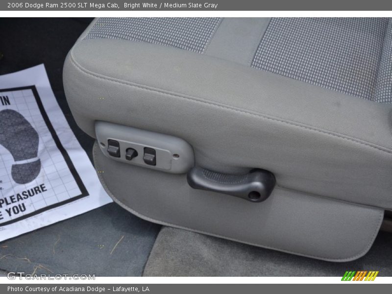 Bright White / Medium Slate Gray 2006 Dodge Ram 2500 SLT Mega Cab