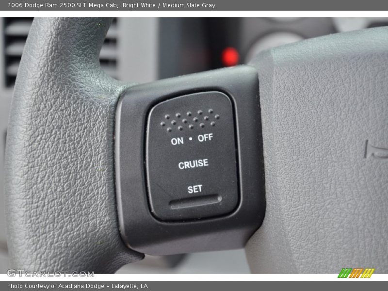 Bright White / Medium Slate Gray 2006 Dodge Ram 2500 SLT Mega Cab