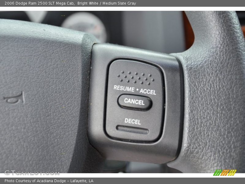 Bright White / Medium Slate Gray 2006 Dodge Ram 2500 SLT Mega Cab