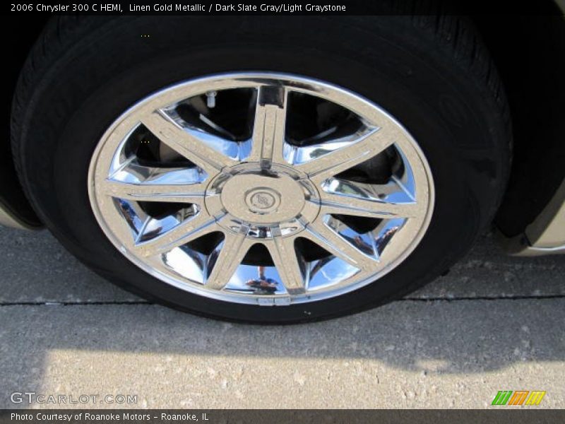 Linen Gold Metallic / Dark Slate Gray/Light Graystone 2006 Chrysler 300 C HEMI