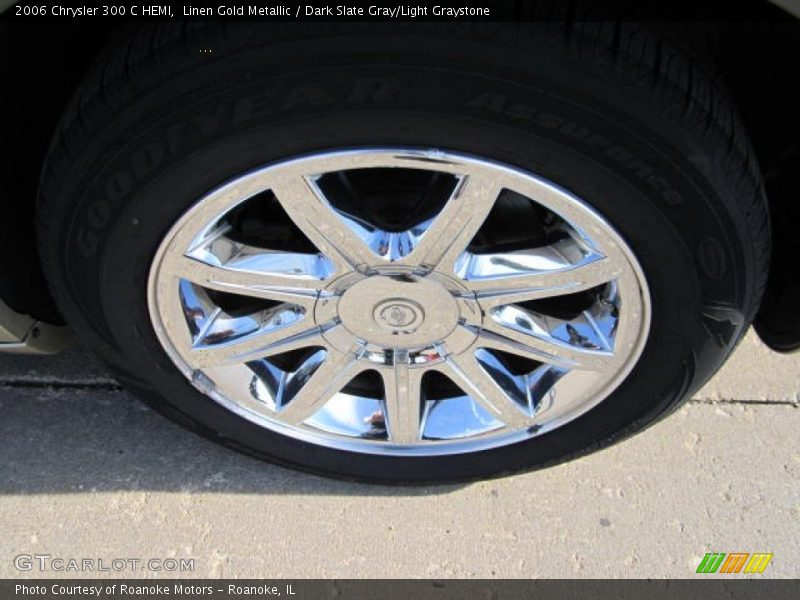 Linen Gold Metallic / Dark Slate Gray/Light Graystone 2006 Chrysler 300 C HEMI