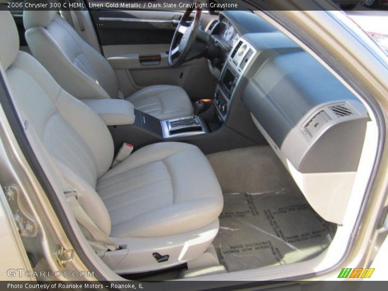 Linen Gold Metallic / Dark Slate Gray/Light Graystone 2006 Chrysler 300 C HEMI