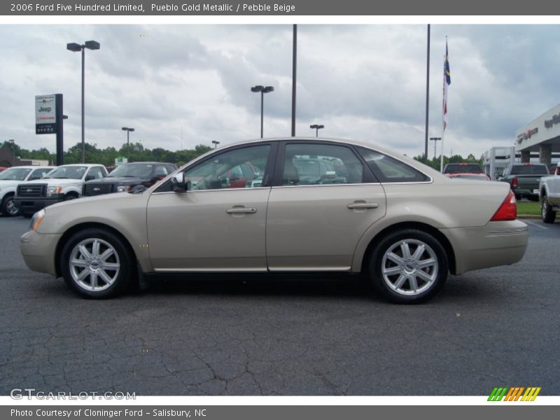 Pueblo Gold Metallic / Pebble Beige 2006 Ford Five Hundred Limited