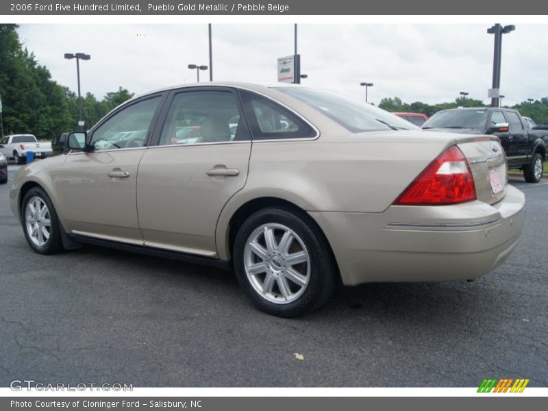 Pueblo Gold Metallic / Pebble Beige 2006 Ford Five Hundred Limited