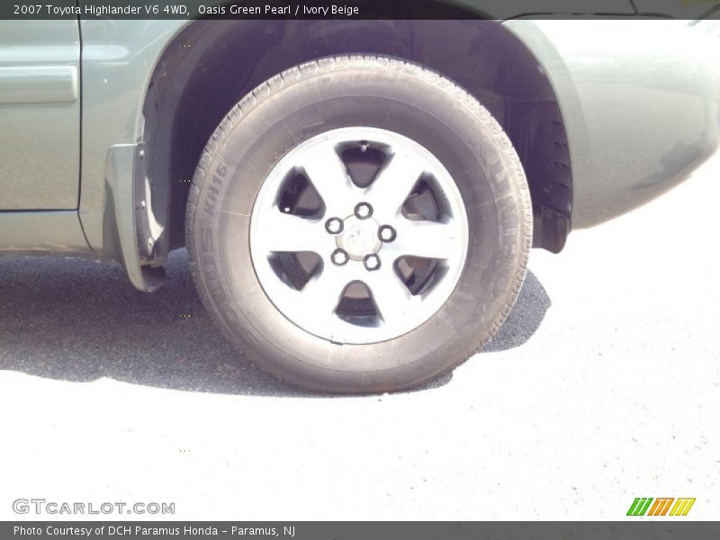 Oasis Green Pearl / Ivory Beige 2007 Toyota Highlander V6 4WD