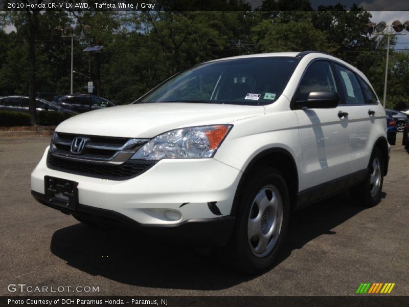 Taffeta White / Gray 2010 Honda CR-V LX AWD
