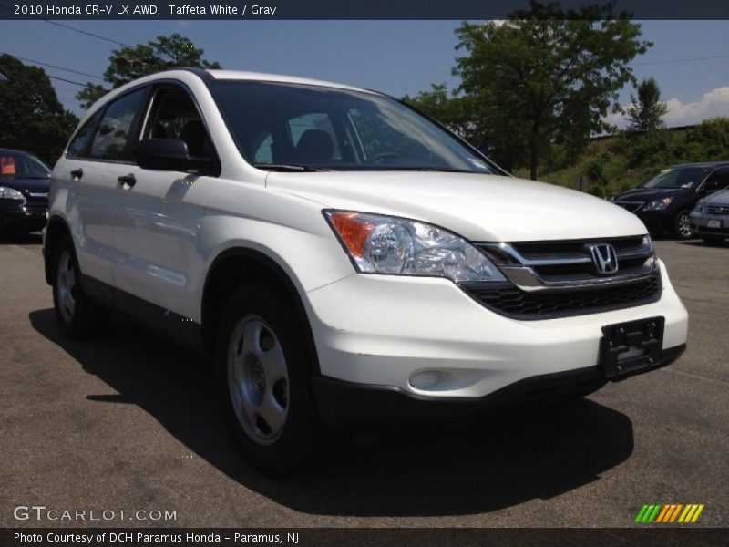Taffeta White / Gray 2010 Honda CR-V LX AWD