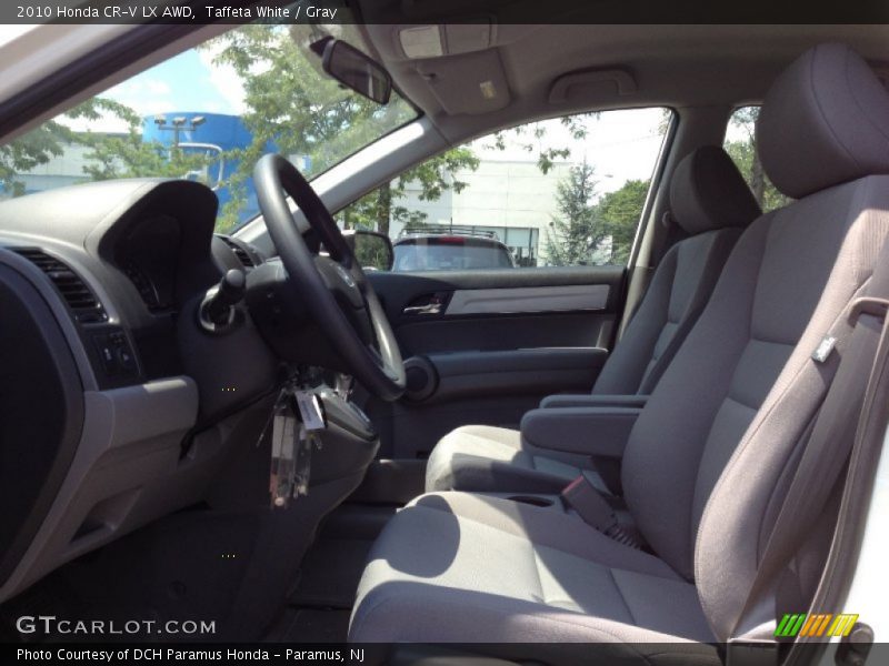 Taffeta White / Gray 2010 Honda CR-V LX AWD