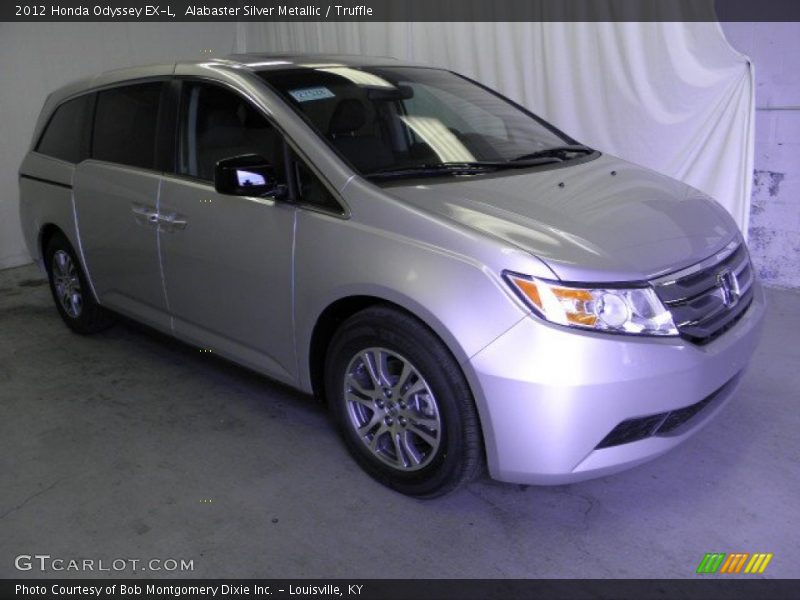 Alabaster Silver Metallic / Truffle 2012 Honda Odyssey EX-L