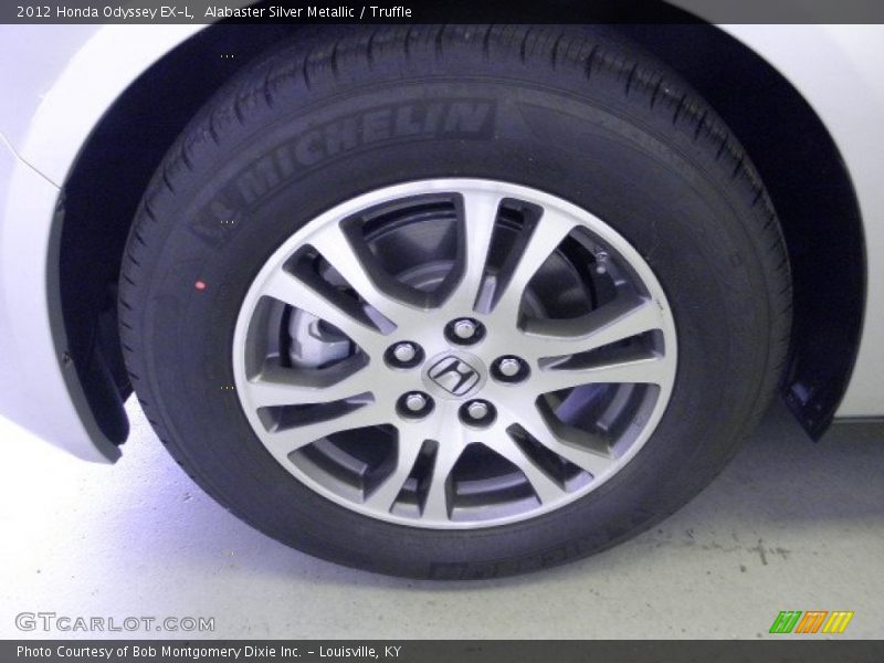 Alabaster Silver Metallic / Truffle 2012 Honda Odyssey EX-L