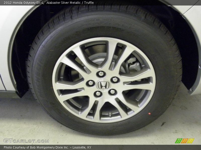 Alabaster Silver Metallic / Truffle 2012 Honda Odyssey EX-L