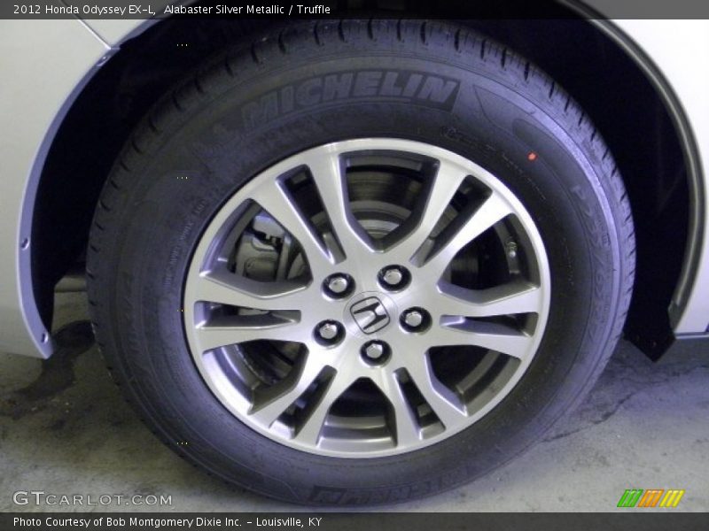 Alabaster Silver Metallic / Truffle 2012 Honda Odyssey EX-L