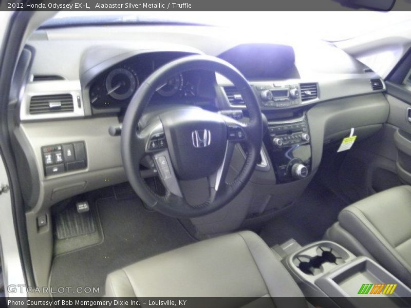 Alabaster Silver Metallic / Truffle 2012 Honda Odyssey EX-L