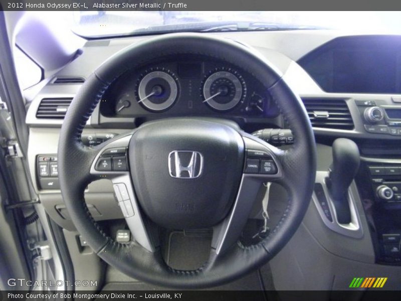 Alabaster Silver Metallic / Truffle 2012 Honda Odyssey EX-L
